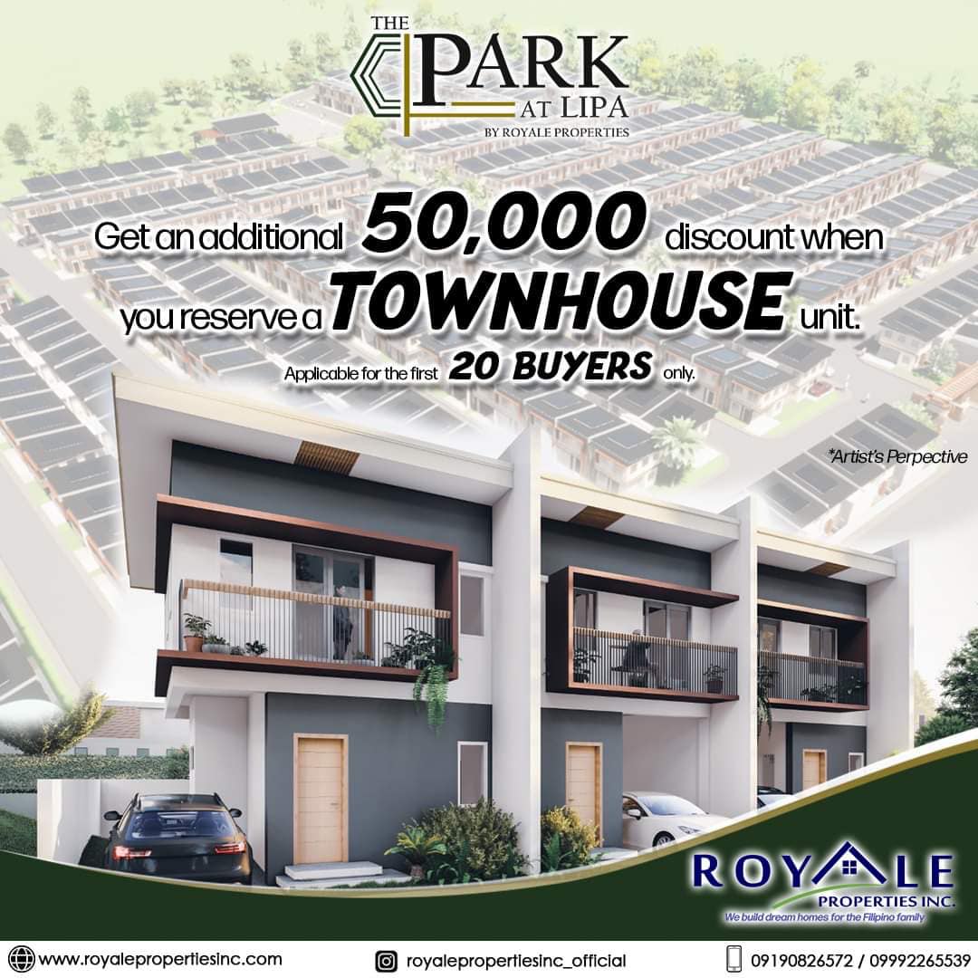 Hanap Bahay Philippines house and lot townhouse The Park at Lipa