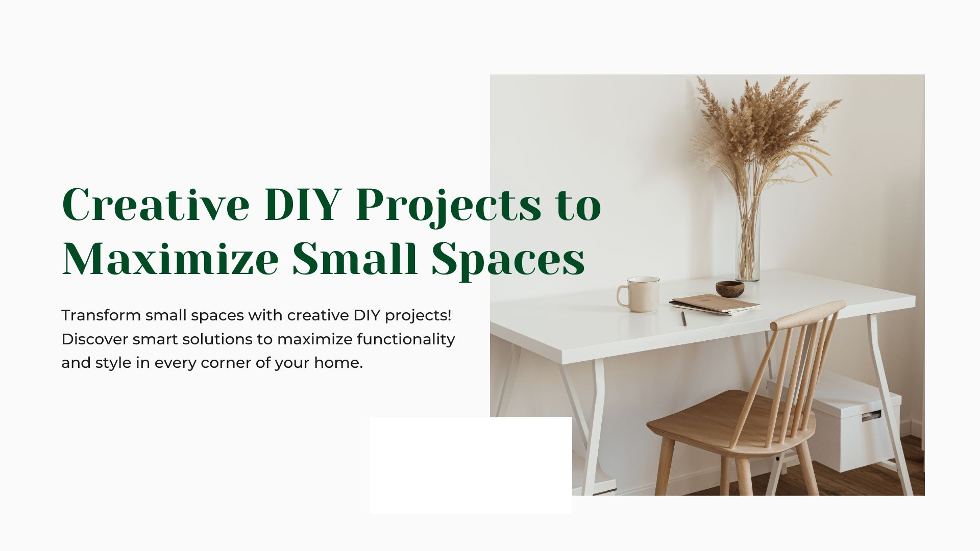 DIY projects for small spaces